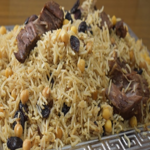 Beef Chana Pulao Daig